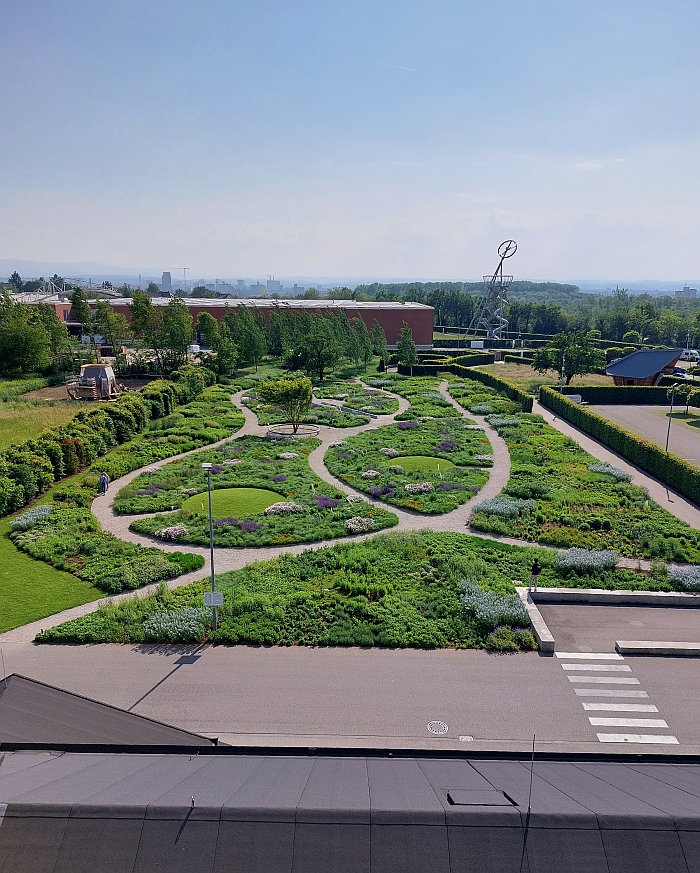 The Oudolf Garten on the Vitra Campus as seen in late May 2023.......