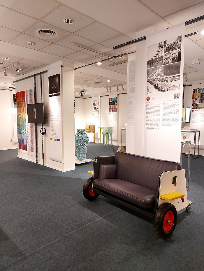 Trabant Sofa by Regős István, as seen at Design Without Borders, Collegium Hungaricum, Vienna Design Week 2023