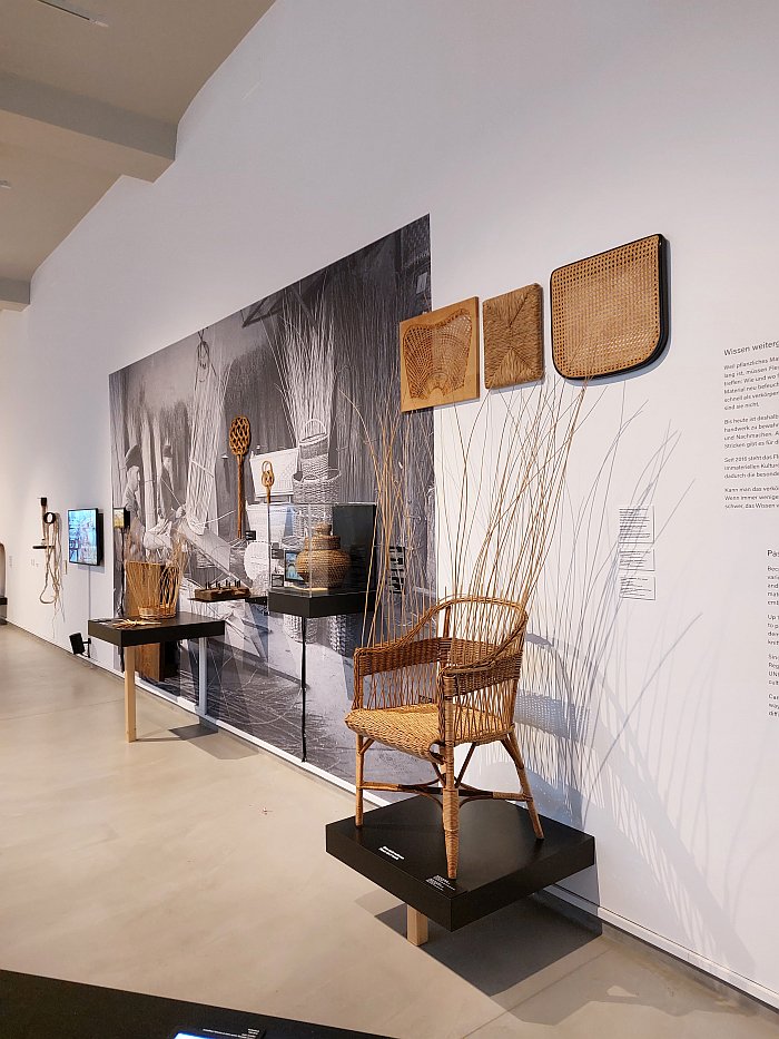 An unfinished 1980s willow chair by Wolfgang Jacob, as seen at All Hands On: Basketry, Museum Europäischer Kulturen, Berlin