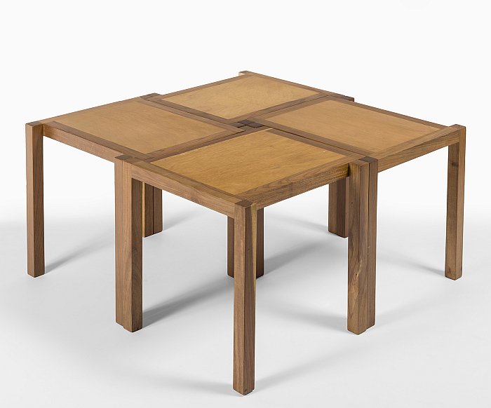 The Cuatroenuno, Fourinone, table by Jacques Mosseri, 1978, part of Crafting Modernity. Design in Latin America, 1940–1980, Museum of Modern Art, New York (Photo courtesy Museum of Modern Art, New York)