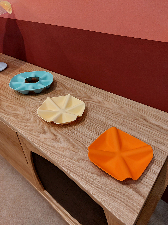 Components of the Bold collection by András Kerékgyártó for Brave Home, as seen at Magyar Design, Otthon Design Budapest 2024