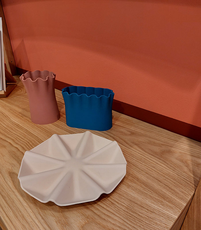 Components of the Bold collection by András Kerékgyártó for Brave Home, as seen at Magyar Design, Otthon Design Budapest 2024