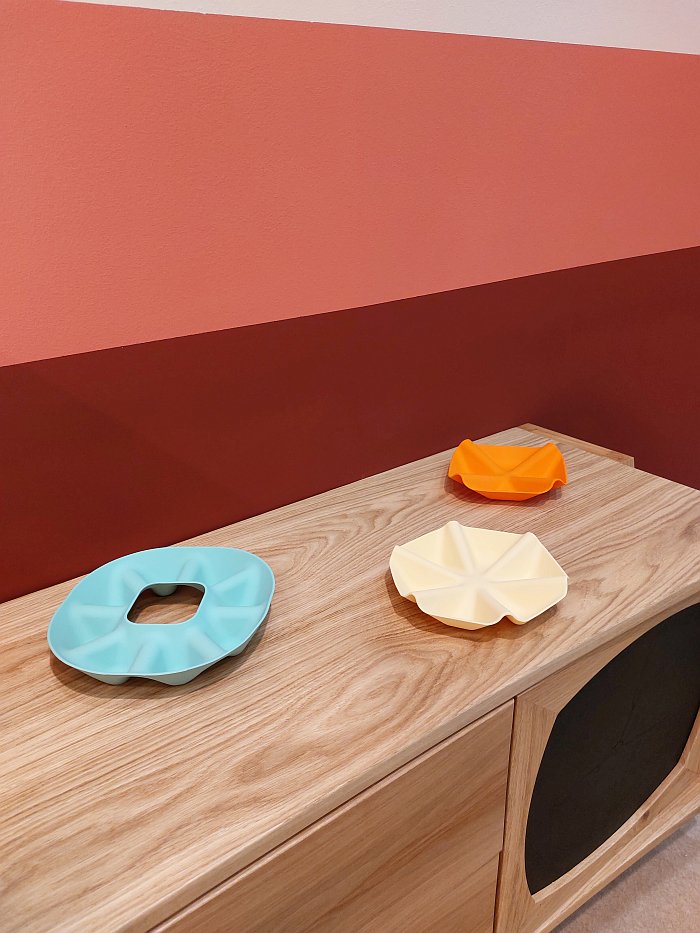 Components of the Bold collection by András Kerékgyártó for Brave Home, as seen at Magyar Design, Otthon Design Budapest 2024