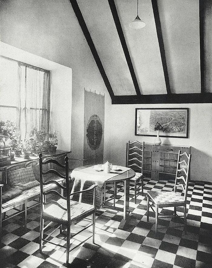 An interior (and possibly furniture) by Dr Josef Frank