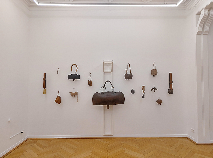 Cowbells, as seen at Sound Sources. Everything is Music!, Weltkulturen Museum, Frankfurt.