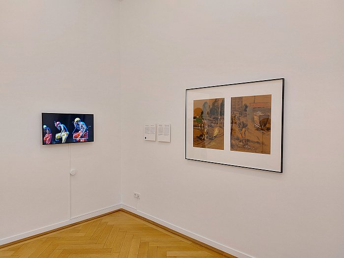 Introduction to Gumboot dancing, as seen at Sound Sources. Everything is Music!, Weltkulturen Museum, Frankfurt.