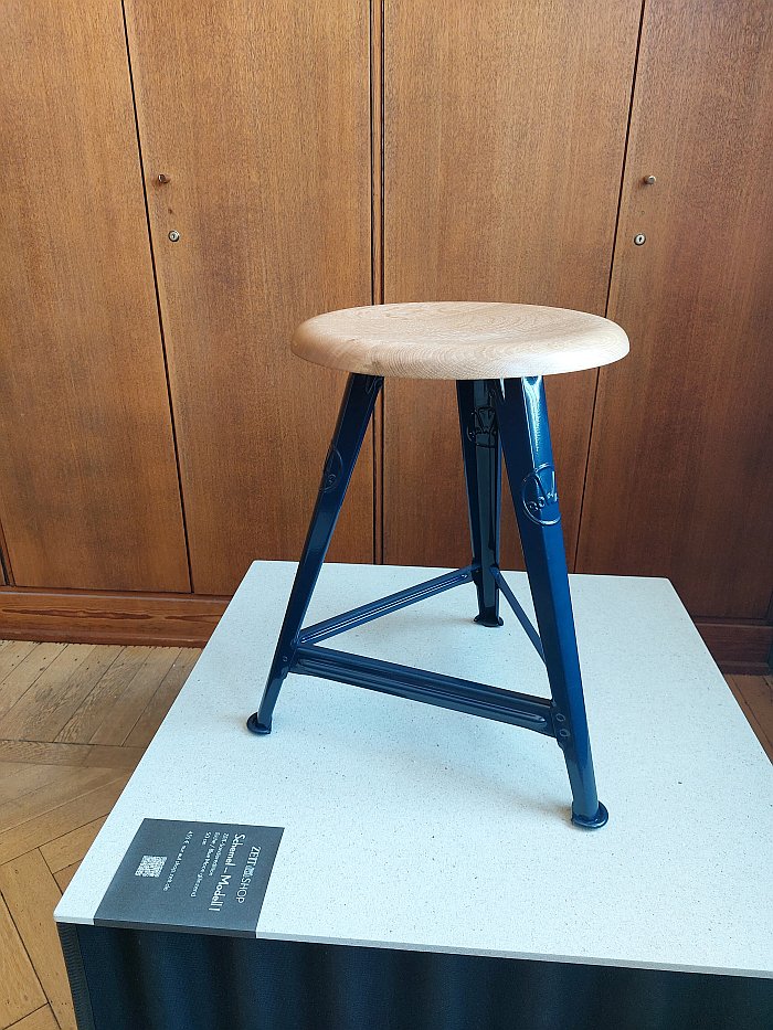 The Blue Moon edition of the Rowac Schemel for Die Zeit, as seen at Berlin Design Week 2024