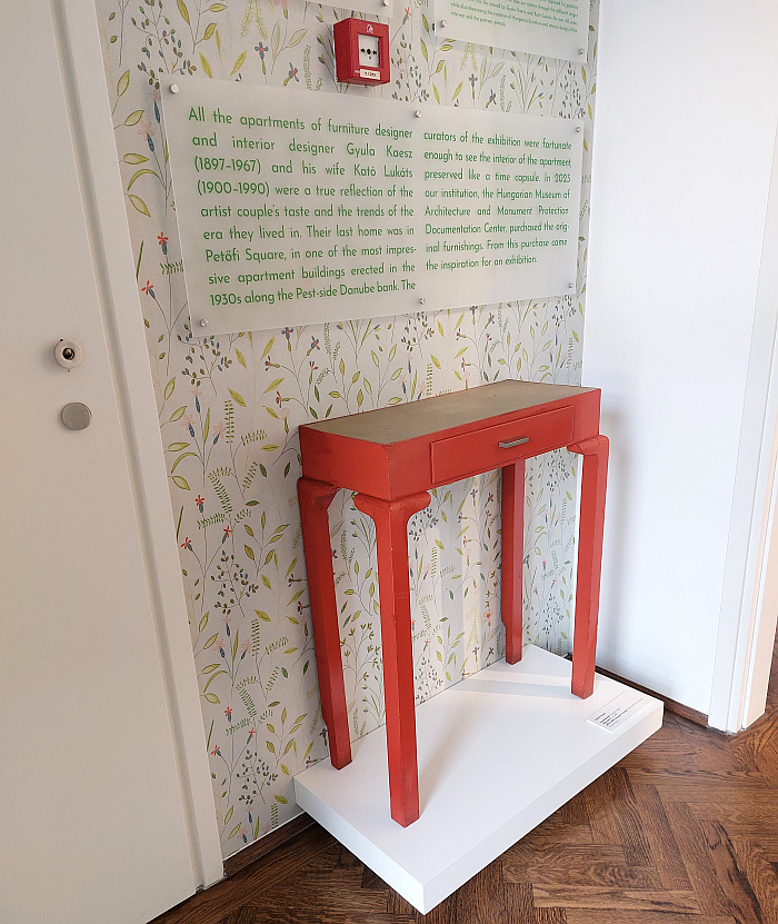 A 1928 console table by Kaesz Gyula, as seen in Kaesz Homes 1925-1960. The homes of designer couple Kaesz Gyula and Lukáts Kató, Walter Rózsi Villa, Budapest