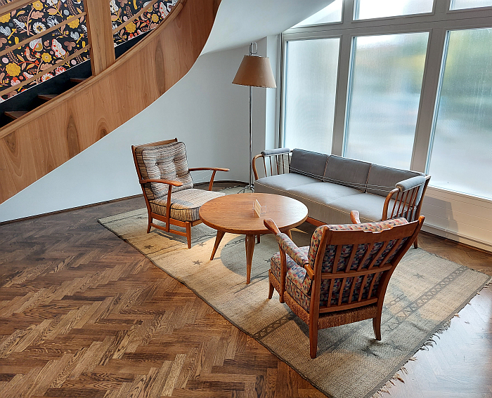 Furniture by Kaesz Gyula for the couples holiday home in Szentendre, as seen in Kaesz Homes 1925-1960. The homes of designer couple Kaesz Gyula and Lukáts Kató, Walter Rózsi Villa, Budapest