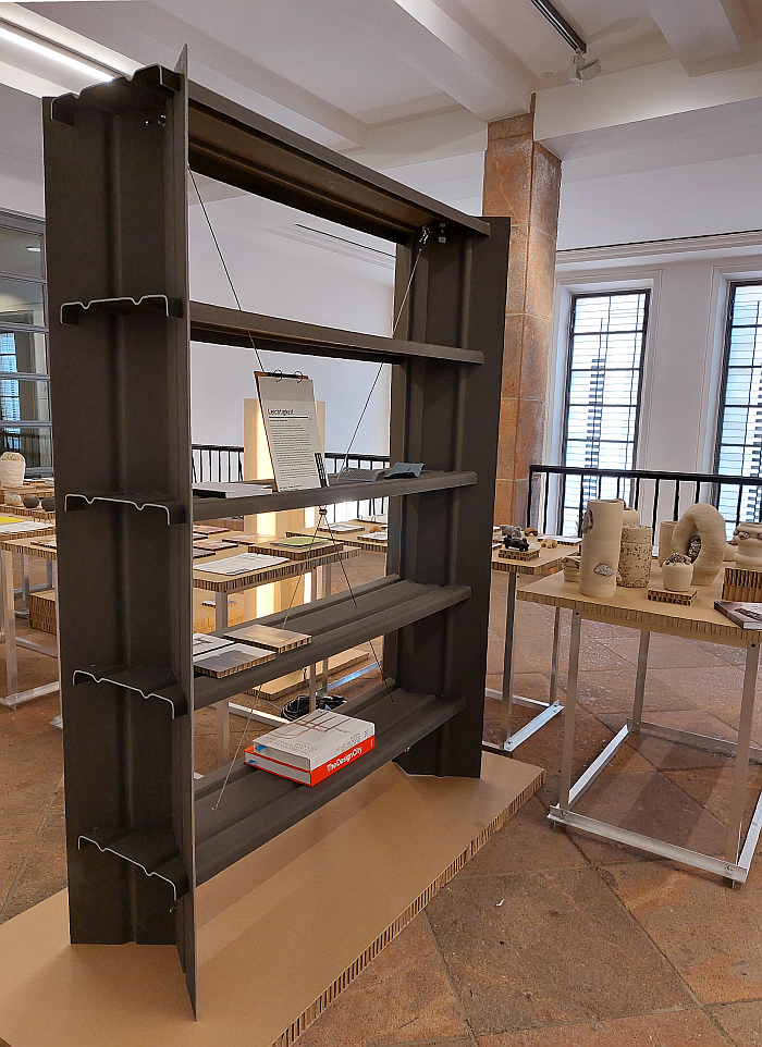 Shelving from the project Leichtigkeit by Aleksander Rasztawicki, as seen at Grassimesse Leipzig 2024