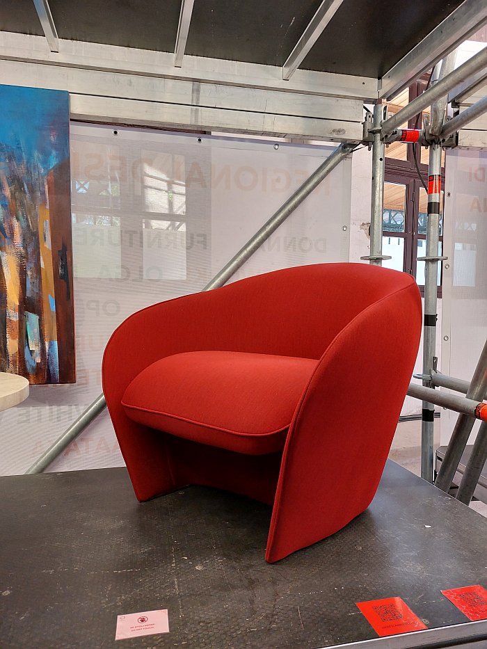 Pulse armchair by Hevesi Annabella for Self and Scope, as seen at Budapest Design Week 2024