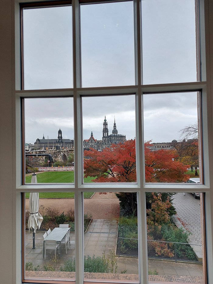 Was itself once 'visionary', if primarily in an artistic context, Dresden Altstadt as seen from the Archiv der Avantgarden - Egidio Marzona