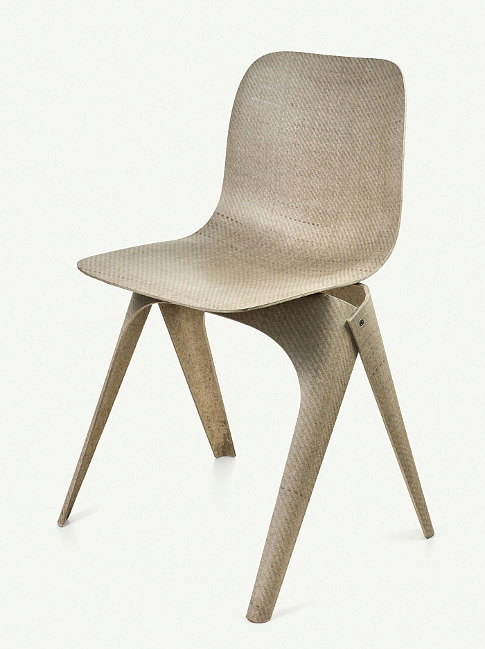 Flax Chair by Christien Meindertsma, 2015, part of Pirouette. Turning Points in Design, Museum of Modern Art, MoMA, New York (Photo Mathijs Labadie, courtesy Museum of Modern Art, New York)