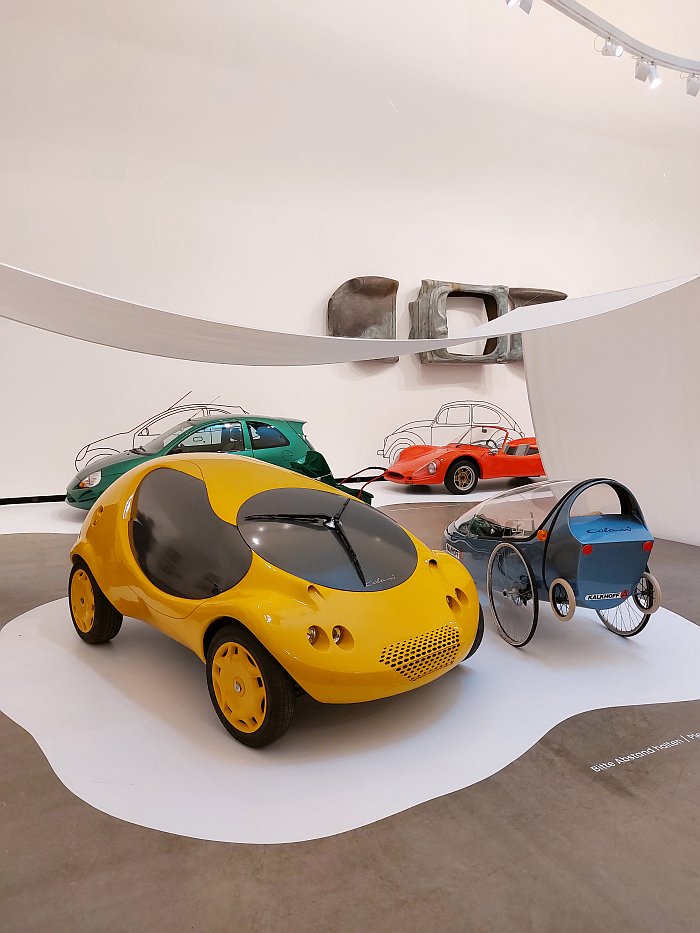 Luigi Colani's 1995 Shanghai electric car, as seen at Luigi Colani - Shapes of the Future, Marta Herford