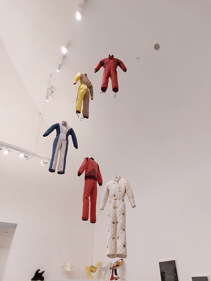 Ski overalls by Luigi Colani for Valmeline, as seen at Luigi Colani - Shapes of the Future, Marta Herford