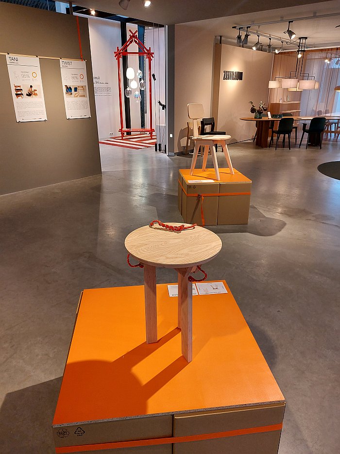 Hau Ruck by Jonas Spieker, as seen in context of Universität der Künste Berlin X Zeitraum X Kvadrat - Find Your Footprint, Design Post, during Passagen Interior Design Week Cologne 2025