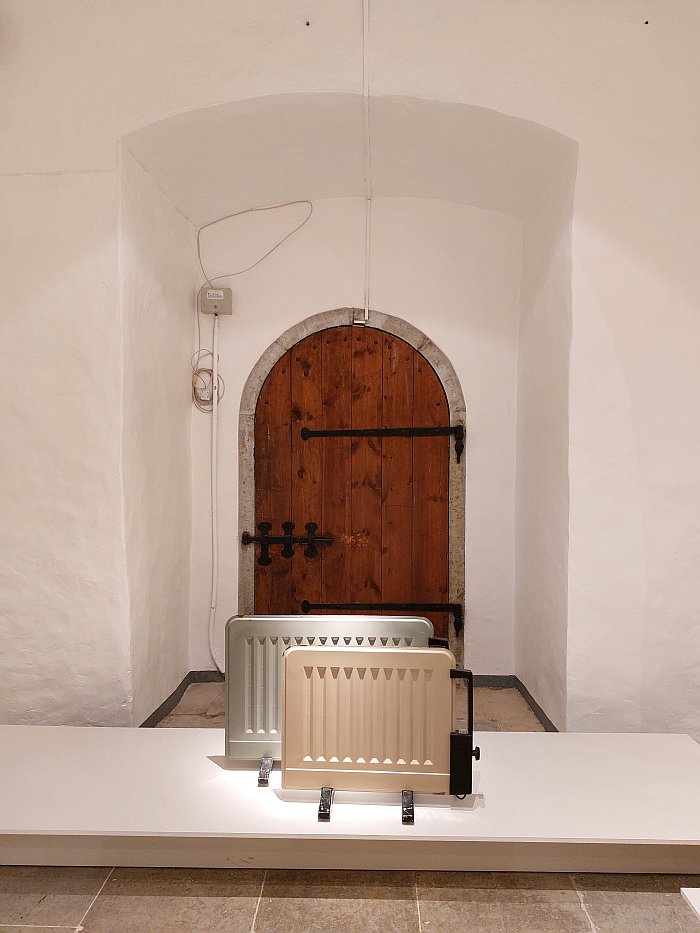 Bruno Tomberg's Termo oil radiator for Volta, as seen at Bruno Tomberg. Inventing Design, Estonian Museum of Applied Art and Design, Tallinn