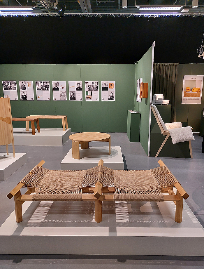 Verpa benk by Bjørn van den Berg and Leon Moen Aaserud, as seen at Stockholm Furniture Fair 2025