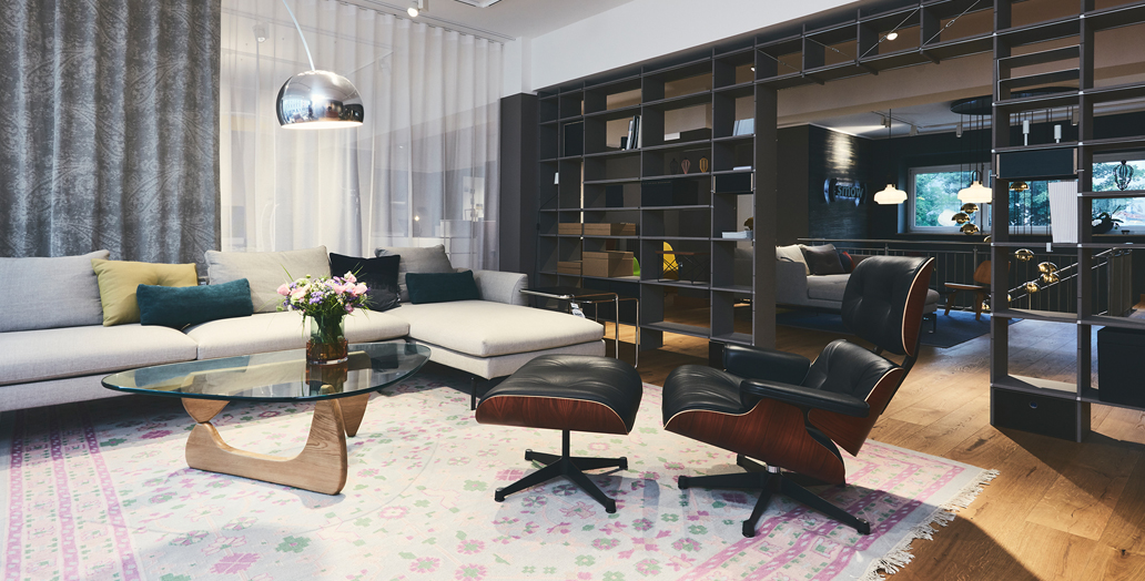 Interior design with design classics at smow Munich