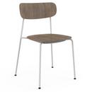 Scope Chair, Smoked oak, clear lacquered, Light sandy grey