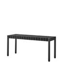 Betty Bench, TK4, 105 cm, Black / black linen