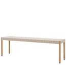 Betty Bench, TK5, 157 cm, Natural oak / natural linen