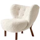 Little Petra Armchair, Sheepskin, Oiled Walnut