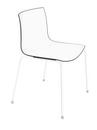 Catifa 46 Tube, White, Bicoloured, Back anthracite, seat white, Without armrests