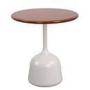 Glaze Side Table, Aluminium - Desert red, Sand