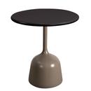 Glaze Side Table, Aluminium - Lava grey, Taupe