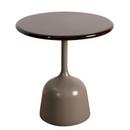 Glaze Side Table, Lava Stone - Black, Taupe