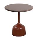 Glaze Side Table, Lava Stone - Taupe, Desert red