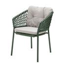 Ocean Chair, Open soft Rope – Dark green, Natté - Sand