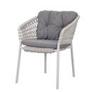 Ocean Chair, Open soft Rope – Sand, Wove - Dark grey