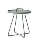 On-the-move Side Table, Small - H 54 cm x Ø 44 cm, Dusty green