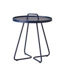 On-the-move Side Table, Small - H 54 cm x Ø 44 cm, Midnight blue