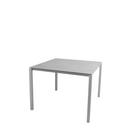 Pure Table, 100 cm x 100 cm, Concrete grey, Light grey