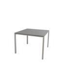 Pure Table, 100 cm x 100 cm, Basalt, Taupe