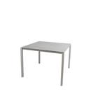 Pure Table, 100 cm x 100 cm, Concrete grey, Taupe