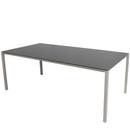 Pure Table, 200 cm x 100 cm, Nero black, Taupe