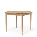 BM0121 Table, Oiled oak, Without extension plate