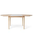 BM0121 Table, Soaped oak, MDF grey