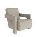 Utrecht Armchair, Look, Concrete, Cross stitch seam black