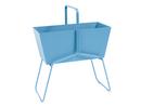 Basket Planter, H 84 x W 70 cm, Maya blue