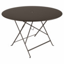 Bistro Folding Table round, H 74 x Ø 117 cm, Tonka