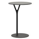 Wishbone Side Table, 65 cm, Black matt