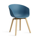 About A Chair AAC 22, Azure blue 2.0, Lacquered oak