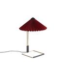 Matin Table Lamp, Ø 300 mm, Oxide red, Brass polished