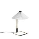 Matin Table Lamp, Ø 300 mm, White, Brass polished