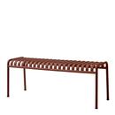 Palissade Bench, Iron red